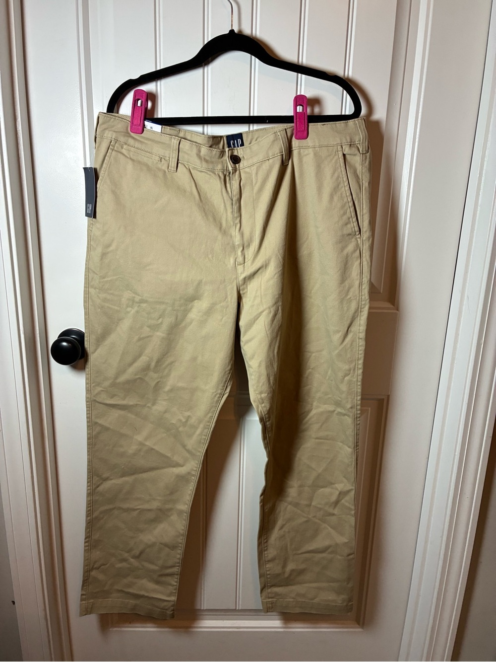 GAP Men's Tan Straight-Leg Chinos
